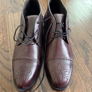 Marc Joseph Men's Burgundy Chukka Boots